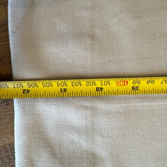 Wide Leg Pleated High Rise Pants Size 10 Cream Banana Republic - Picture 11 of 12